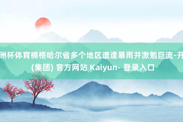 欧洲杯体育楠格哈尔省多个地区遭逢暴雨并激勉巨流-开云 (集团) 官方网站 Kaiyun- 登录入口